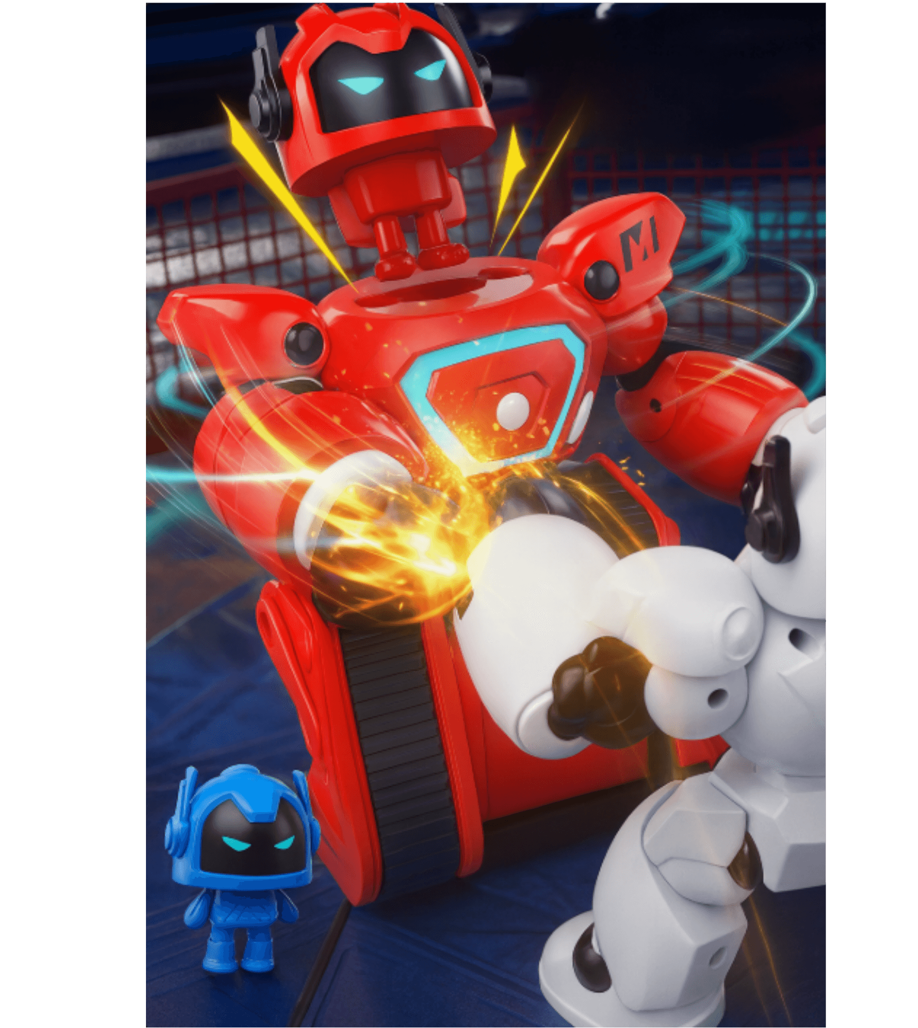 🥊 Tryb 1 — Pojedynek bokserski robotów